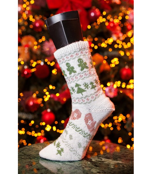 Haakpatroon kerstsokken Softy Christmas