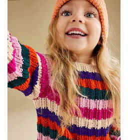 Meerkleurige kindertrui