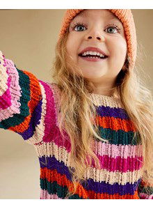 Meerkleurige kindertrui