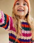 Breipatroon Meerkleurige kindertrui
