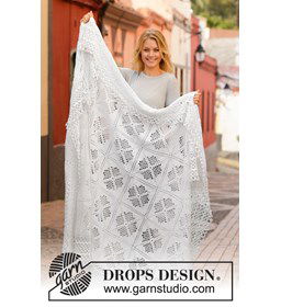 Deken gemaakt van Drops Safran