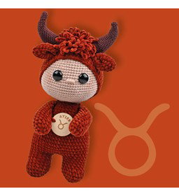 Sterrenbeeld pop Stier Rowen gemaakt van Durable Cosy Fine