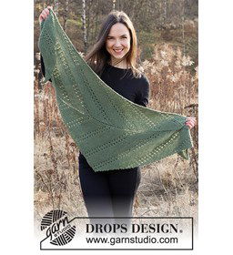 Omslagdoek gemaakt van Drops Baby Merino