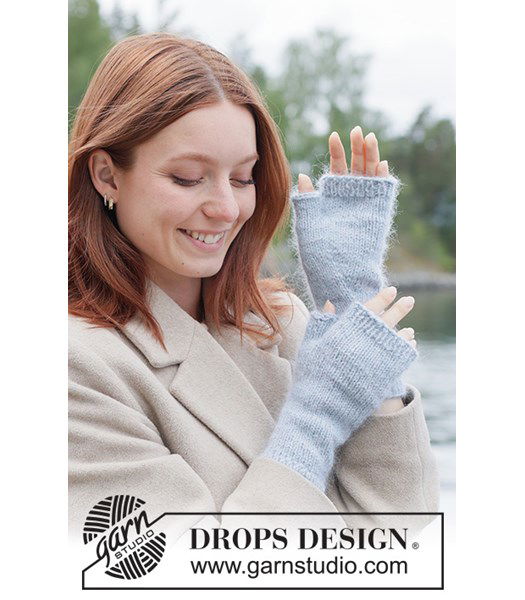 Breipatroon Katjes handschoenen Ice Bloom Wrist Warmers