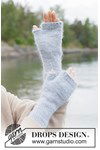 Breipatroon Katjes handschoenen Ice Bloom Wrist Warmers van andere kant