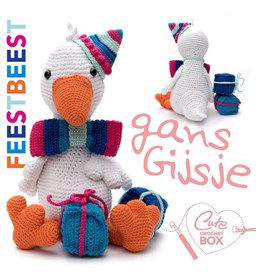 Feestbeest Gans Gijsje gemaakt van Durable Coral