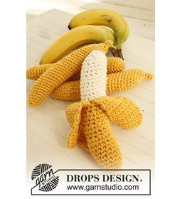 Bananen gemaakt van Haaknaalden