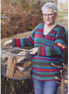 Gehaakte damestrui met V-hals