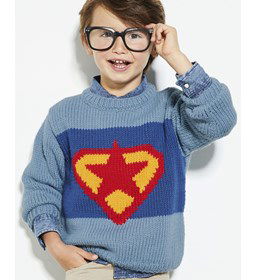 Jongens trui gemaakt van Phildar Phil Partner 6