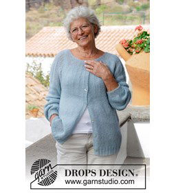 Vest gemaakt van Drops Brushed Alpaca Silk