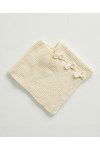 Breipatroon Baby poncho Bowie van andere kant