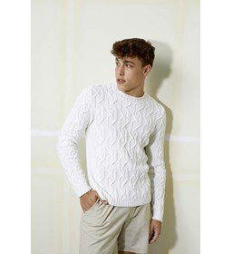 Heren trui gemaakt van Lang Yarns Oslo (op=op)