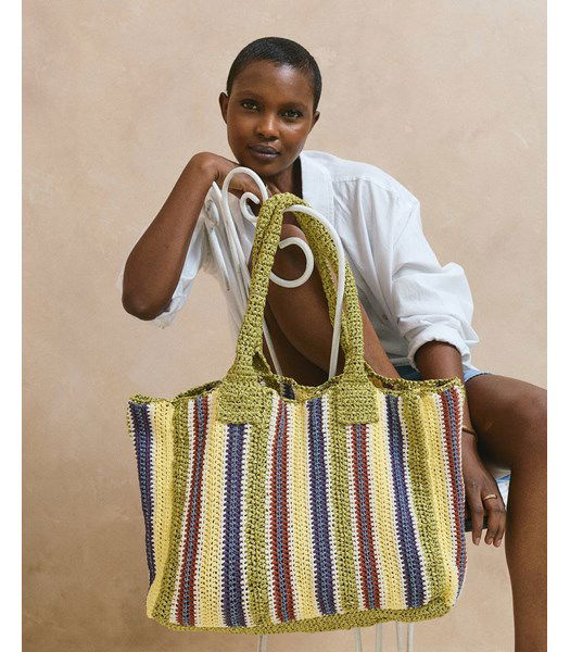 Haakpatroon Meerkleurige tas