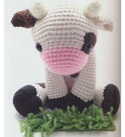 Koe gemaakt van Drops Paris