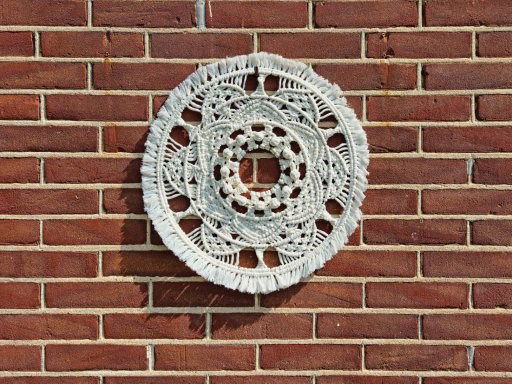 Macrame patroon Bloemvormige mandala
