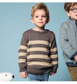 Gestreepte jongenstrui