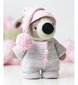 Pyjamaset gemaakt van knopen