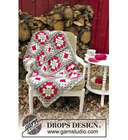 Plaid gemaakt van Drops Snow - Eskimo