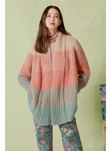 Damestrui met brede sjaalkraag