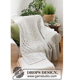 Gehaakte deken gemaakt van Haaknaalden