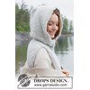 Luxe gebreide balaclava met capuchon van zachte DROPS Melody gemaakt van Handwerk accesoires