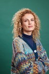 Breipatroon Vest Pepita van andere kant