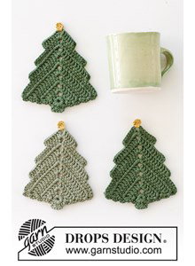 onderzetters kerstboom Christmas Tree Coasters