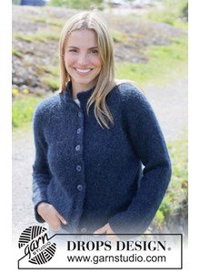 damesvest met raglanmouwen