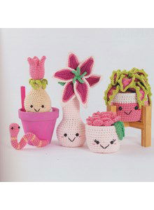 Bloemen en planten roze thema