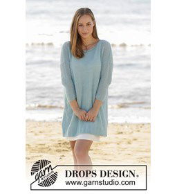 Trui gemaakt van Drops Brushed Alpaca Silk