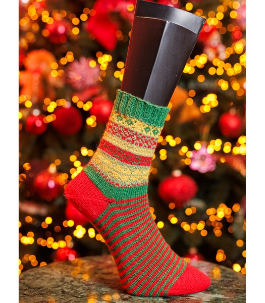 Breipatroon Nordic Tradition kerstsokken
