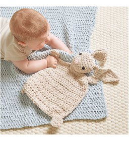 Heerlijk zachte babydeken gemaakt van Rondbreinaald nr 4,5