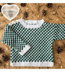 Kerst trui gemaakt van Scheepjes Eliza