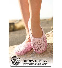 Sloffen gemaakt van Drops Nepal