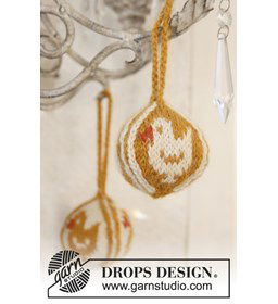 Gebreide bal voor Pasen van Karisma. gemaakt van Drops Karisma