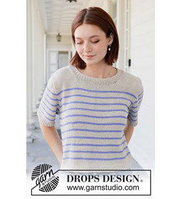 Nautical Nights Top gemaakt van Drops Cotton Light