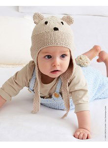 Babymuts met berenhoofd