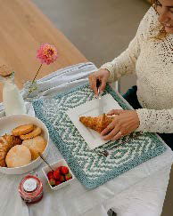 Haakpatroon Zigra placemat