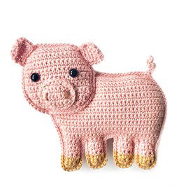 Varken Polly gemaakt van Scheepjes Catona 25 en 10 gram