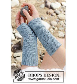 Polswarmers gemaakt van Drops Baby Merino