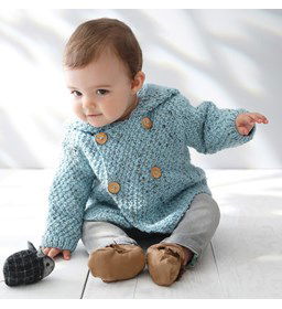 Vest met capuchon gemaakt van Phildar Phil Randonnees