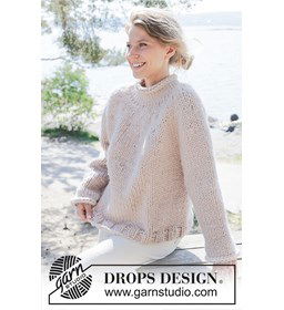 Cinnamon Breeze Trui gemaakt van Drops Polaris