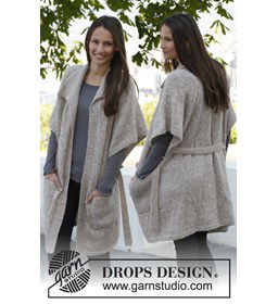 Vest gemaakt van Drops Kid Silk