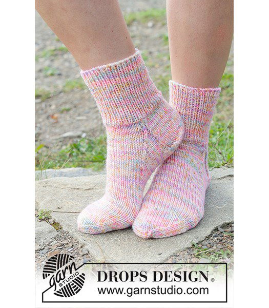 Breipatroon Rainbow Runner Socks