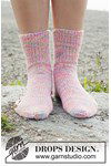 Breipatroon Rainbow Runner Socks van andere kant