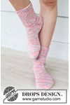 Breipatroon Rainbow Runner Socks van andere kant