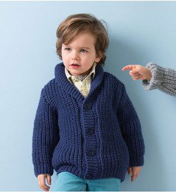 Jasje gemaakt van Phildar Phil Partner 6