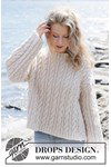 Breipatroon Winter Sketch Sweater van andere kant