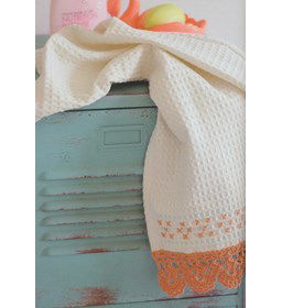 Dekentje of handdoek gemaakt van Durable Coral