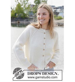 damesvest met kabels en raglan gemaakt van Handwerk accesoires